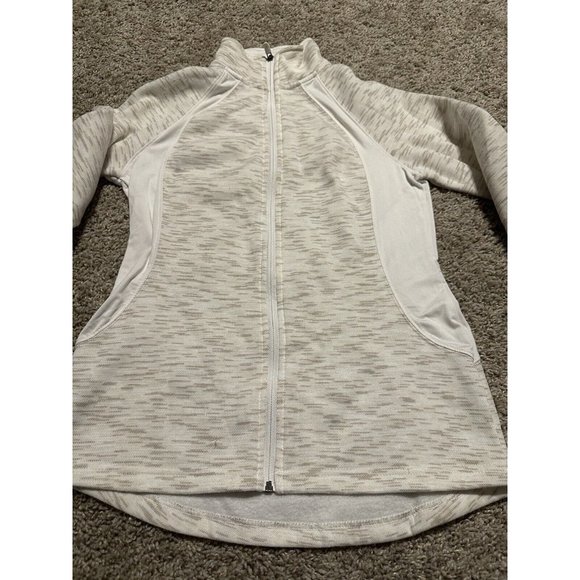 Tek Gear Womans Full Zip Jacket  Soft Lining Thumb Holes In Sleeves Size Small - Picture 4 of 9